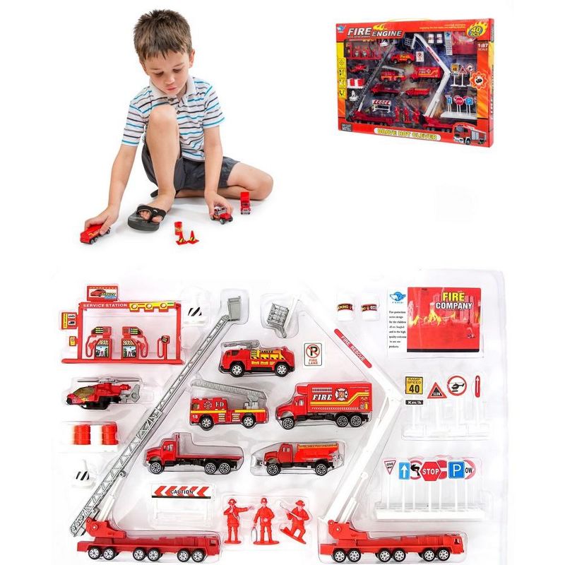 JP3107 Big-Daddy Fire Rescue 40+ Toy Play Set To Create a Perfect Emergency Scene, 5 of 7