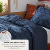 Bedsure | 3Pcs Comforter Bedding Set with Intricate Solid Embroidery - 4 of 4