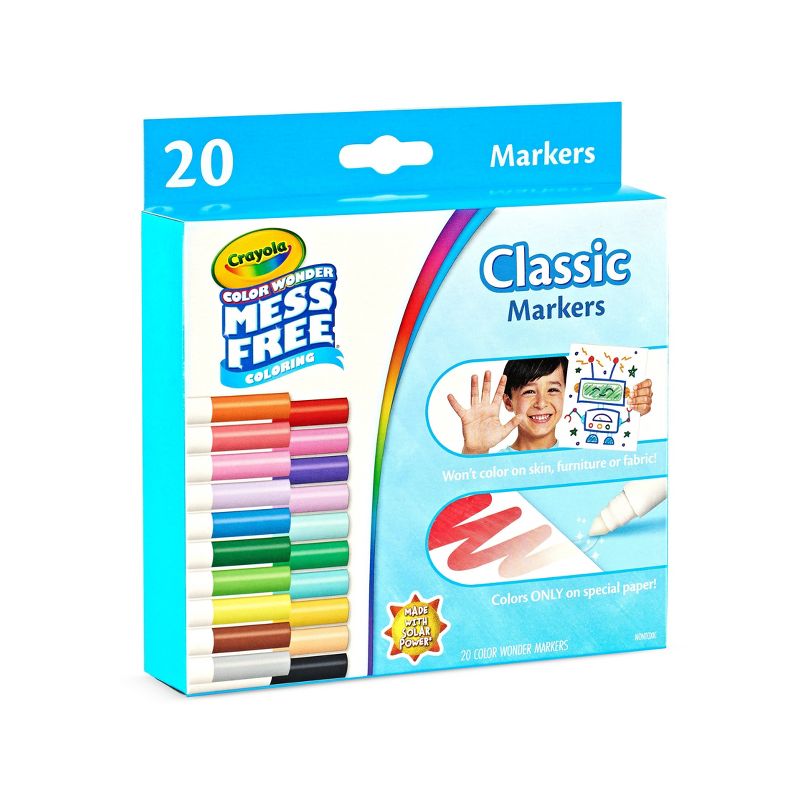 Crayola 20ct Color Wonder Broadline Markers, 2 of 10