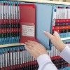 Smead Colored Poly Out Guides with Pockets Poly Letter Red 25/Box 61950 - 3 of 4