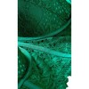 Women's Plus Size Allure Demi Longline Bra - kelly green | CITY CHIC - 4 of 4