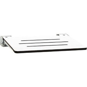Seachrome 18 inch Silhouette SlimLine Folding Wall Mount Shower Bench Seat - 1 of 1