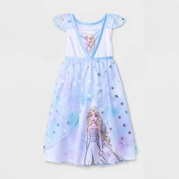 Toddler Girls' Frozen Elsa NightGown Pajama - White