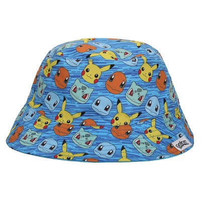 Image of Pokemon Characters Youth Graphic Bucket Hat