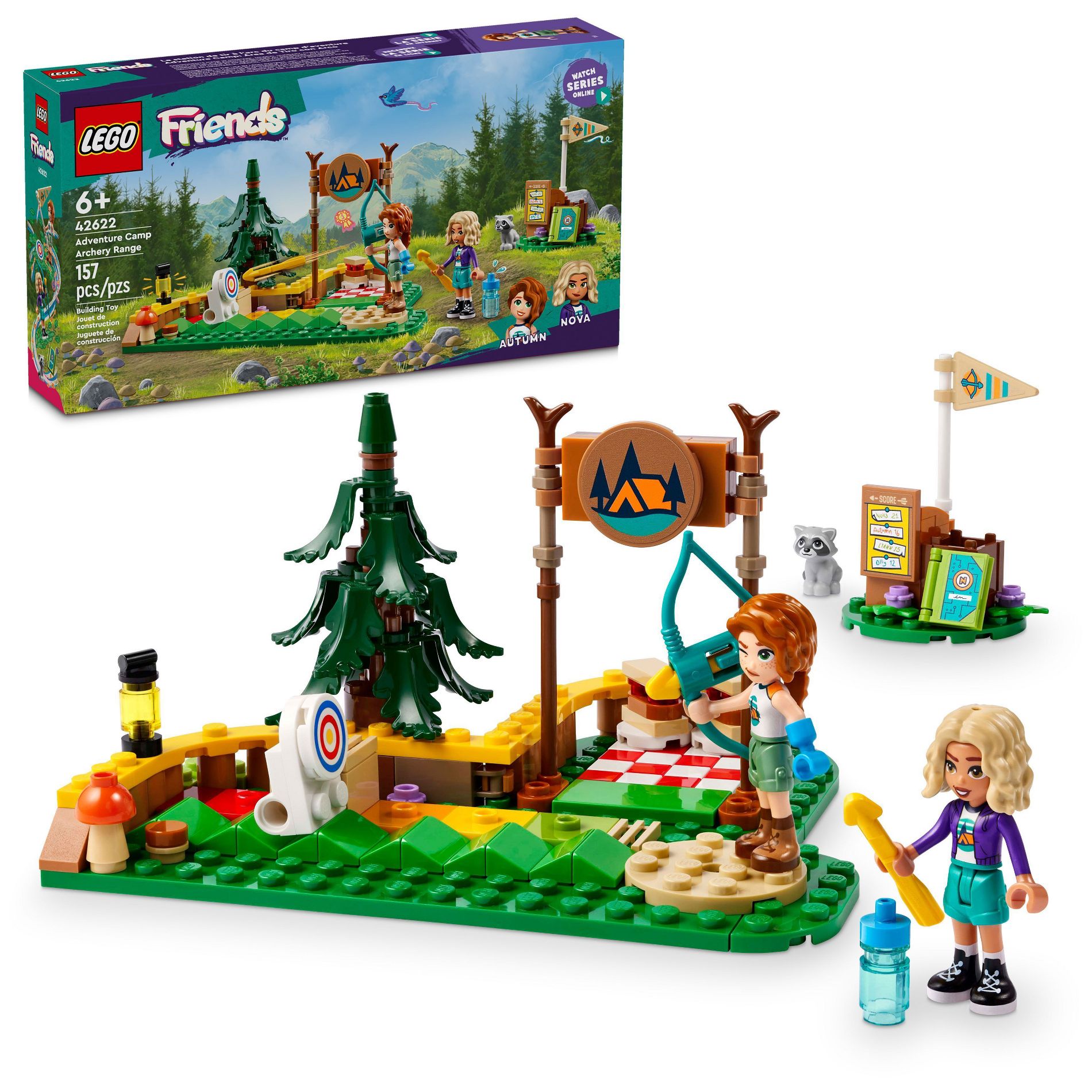 LEGO Friends Adventure Camp Archery Range Toy with Mini Dolls 42622