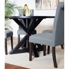 NicBex Round Dining Room Table Set for 4 Morden Dining Room Table with 4 Stylish Chairs and Pedestal Base for Kitchen - 2 of 4