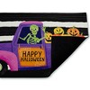 Stupell Industries Happy Halloween Skeleton Driver Printed Outdoor Door Mat, design by Arrolynn Weiderhold, 18"x30" - 2 of 4