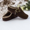 CUSHIONAIRE Haven Genuine Leather Clogs for Women – Faux Fur Lined  Slip-On Womens Shoes with Cork Footbed and Adjustable Buckle - 2 of 4