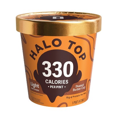 Halo Top Peanut Butter Cup Ice Cream - 16oz