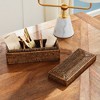 Plum & Post Burma Rattan 3-Compartment Lidded Box - 4 of 4