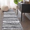 Boho Rug Machine Washable Area Rug Living Room Bedroom Rug, Dark Gray - 2 of 4