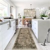 Fulvari Washable Runner Rug,Non-Slip Boho Vintage Hallway Rug with Rubber Backing, Stain Resistant Distressed Carpet Runner for Kitchen - 3 of 4