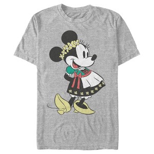 Men's Mickey & Friends Minnie Mouse German Oktoberfest Dirndl T-Shirt - 1 of 4