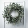 Sullivans Artificial 24" Blue Boxwood Wreath - 3 of 4