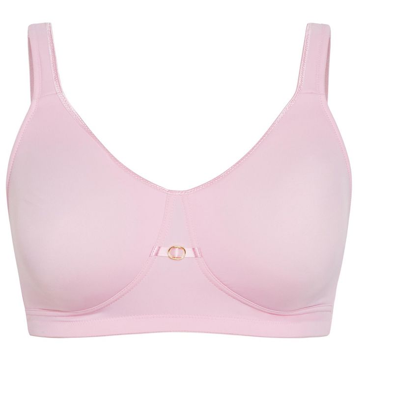 Women's Plus Size Fashion Soft Caress Bra - sweet pink | AVENUE, 4 of 5
