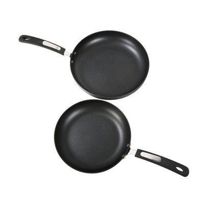 OTHELLO 2-Piece Aluminum Induction Frying Pans Nonstick Set, 9.5 and 11  Set CH-GAP2 - The Home Depot