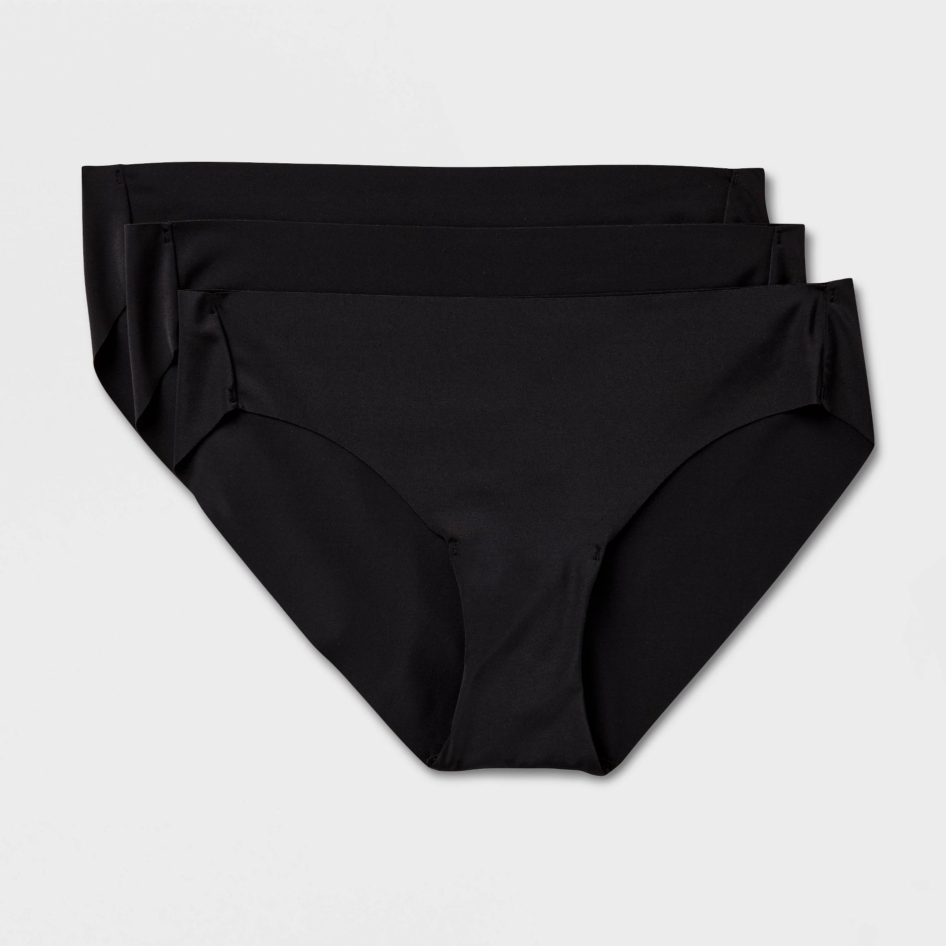 Women's 3pk Invisible Edge Bikini Underwear - Auden™