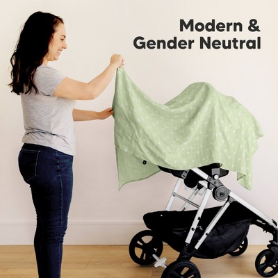 LumiSoft Muslin Swaddle Blankets, 4-Pack, Multicolor, Bamboo Viscose