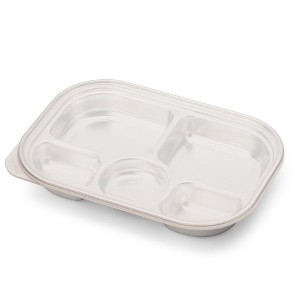 Grosmimi Stainless Steel Food Tray with 5 Compartment  Without_suction - 1 of 4
