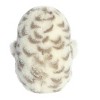 Aurora Mini Hadley Harbor Seal Rolly Pet Round Stuffed Animal White 5" - 4 of 4