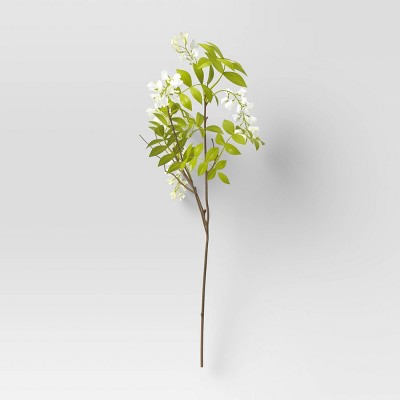 30" Artificial Wisteria Trailing Stem White - Threshold™