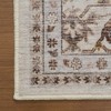 MontVoo Vintage Floral Washable Area Rug Beige - 4 of 4
