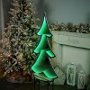 Green Pine Tree Ekkolight Acrylic 46" Infinity LED Holiday Tree Light with UL Plug for Festive Christmas Décor by Melrose - 3 of 4