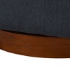 Swivel Ultra-Soft Performance Fabric Barrel Chair with Pocket Coil Seat, Reversible Cushions, and 360-Degree Swivel - 3 of 4