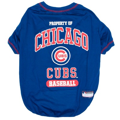 Mlb Chicago Cubs Pets First Pet Baseball Hoodie Shirt - Gray S : Target