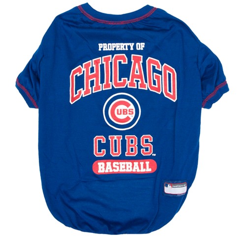 Pets First MLB Chicago Cubs Tee Shirt for Dogs & Cats. Officially Licensed  - Small