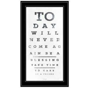 "Eye Chart I" by Artisan Marla Rae, Ready to Hang Framed Print, Black Frame - 1 of 1
