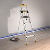 COSCO 6 ft Commercial Aluminum Project Ladder (Yellow) - 2 of 4