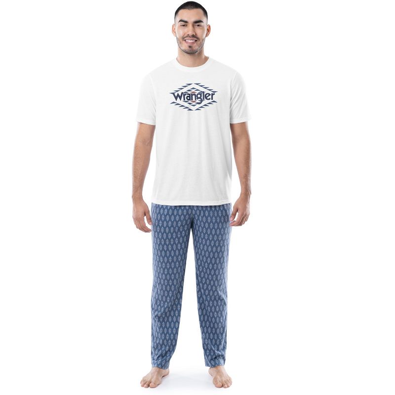 Wrangler Men's Short Sleeve Graphic Tee and Sleep Pant Pajama Set, 1 of 5