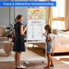 Maxtek 48" x 24" Double Sided Whiteboard Magnetic Dry Erase Board for Classroom Homeschooling Office - 2 of 4