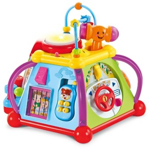 Link 15 in 1 Musical Cube Educational Game Play Activity Center Kids Toy with Lights for Early Learning and Development - 1 of 4