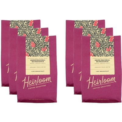 Heirloom Coffee Roasters Union Regional De Huatasco Blend - Case of 6 - 12 oz