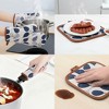 REGALWOVEN Oven Mitts and Pot Holders Sets 4Pcs, Kitchen Oven Gloves, Heat Resistant Oven Mitts and Pot Holders for Kitchen - 4 of 4