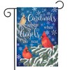 Briarwood Lane Garden Flag 12x18 For Outdoor Cardinals Appear Winter For Winter Garden Flag Flags For Outside - 2 of 4