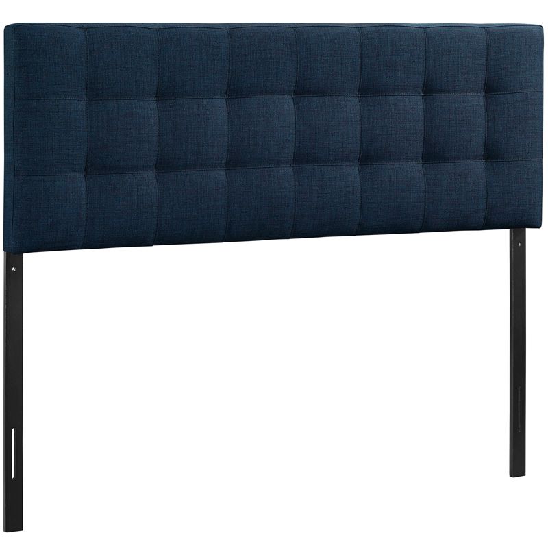 Full Lily Upholstered Fabric Headboard Navy - Modway, 3 of 6