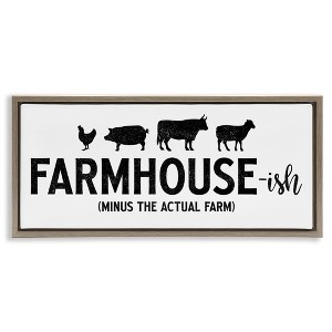 Stupell Industries Farmhouse-ish Funny Country Phrase, 25" x 11" - 1 of 4