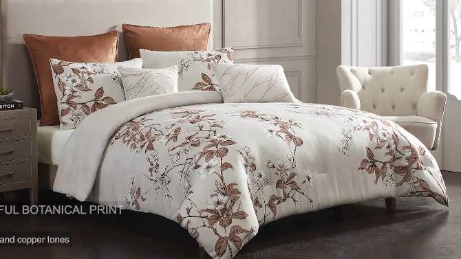 Riverbrook Home 5pc King Oaklyn Comforter Bedding Set Brown, 2 of 8, play video