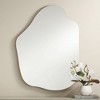 Possini Euro Design Casper Decorative Wall Mirror Modern Abstract Silver Frameless 29 1/2" Wide Bedroom Living Room Home House - 2 of 4