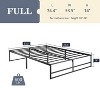 Allewie Metal Platform Bed, Heavy Duty Bed Frame with 14" Under Bed Storage, Strong Metal Slats Support, No Box Spring Needed - image 3 of 4