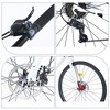INFURNIC Bicycles, Hybrid bike with 7-speed, City Bicycle For men women, White, 68.8"*25.5"*39.9" - 3 of 4