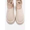 OVAR - Beige Suede Platform Boot (Women) beige 9 Forever & Always Shoes US - 3 of 4