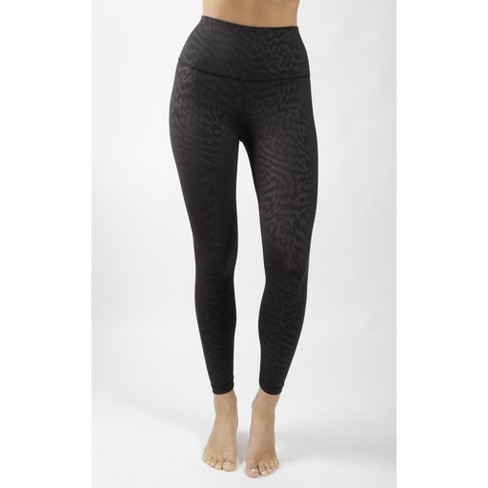 90 Degree By Reflex - Women's Interlink Zebra Elastic Free High Waist 7/8  Ankle Legging : Target