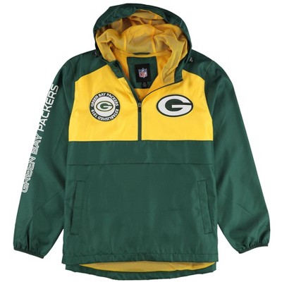 G-III Sports Mens Green Bay Packers Windbreaker Jacket