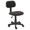 Fabric Steno Chair Black - Boss Office Products: Pneumatic Lift, Nylon Base, Swivel Casters - 2 of 4