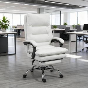 135° Reclining High Back Executive Desk Chair with Remote and Wheels, Heated Massage Office Chair with Footrest for Home or Office-3irtyhousy - 1 of 4