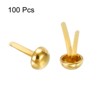 Unique Bargains Corrosion Resistance Light Weight Durable Arts and Crafts Brads 100 Pcs - 3 of 4